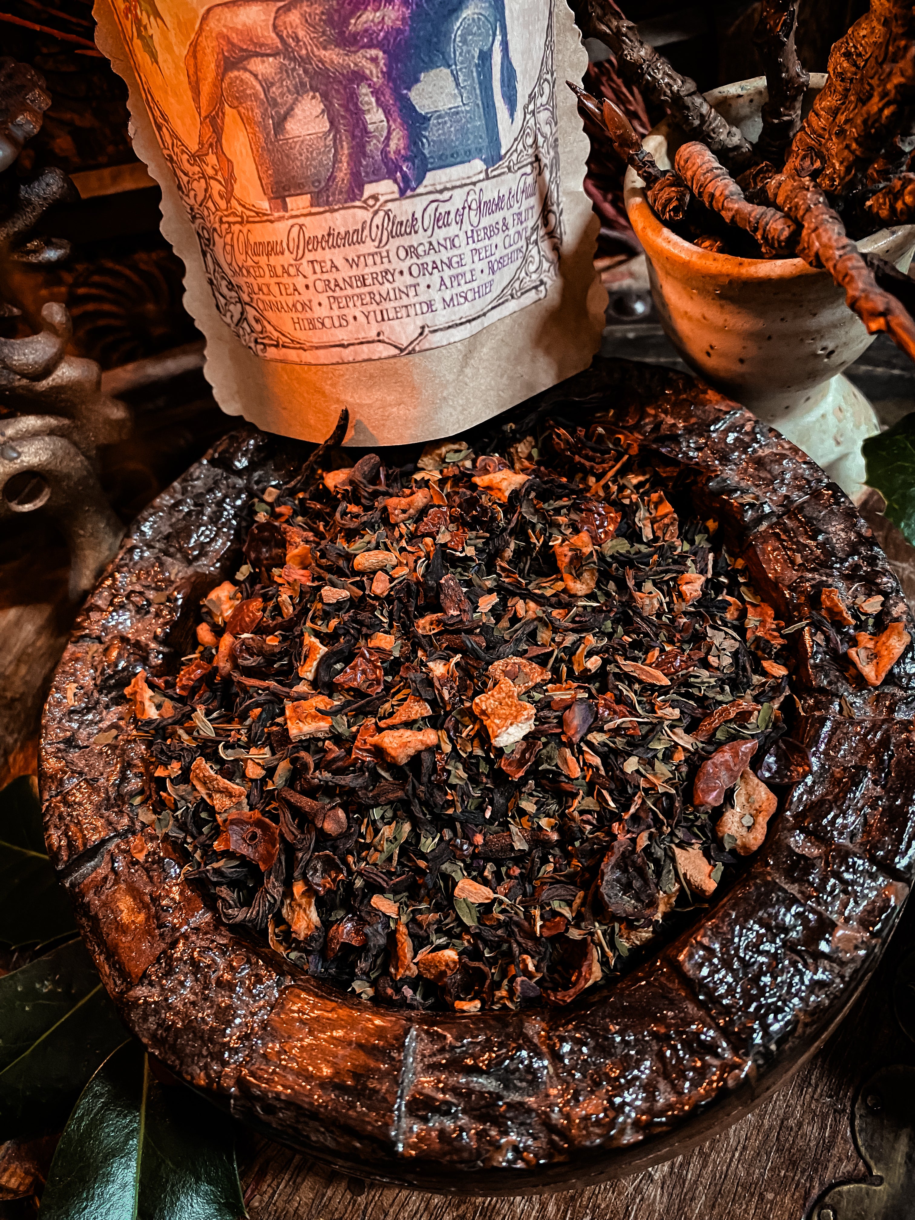 Tea with Krampus ~ A Yuletide Winter Black Tea ~ Contains Caffeine ~ 3oz