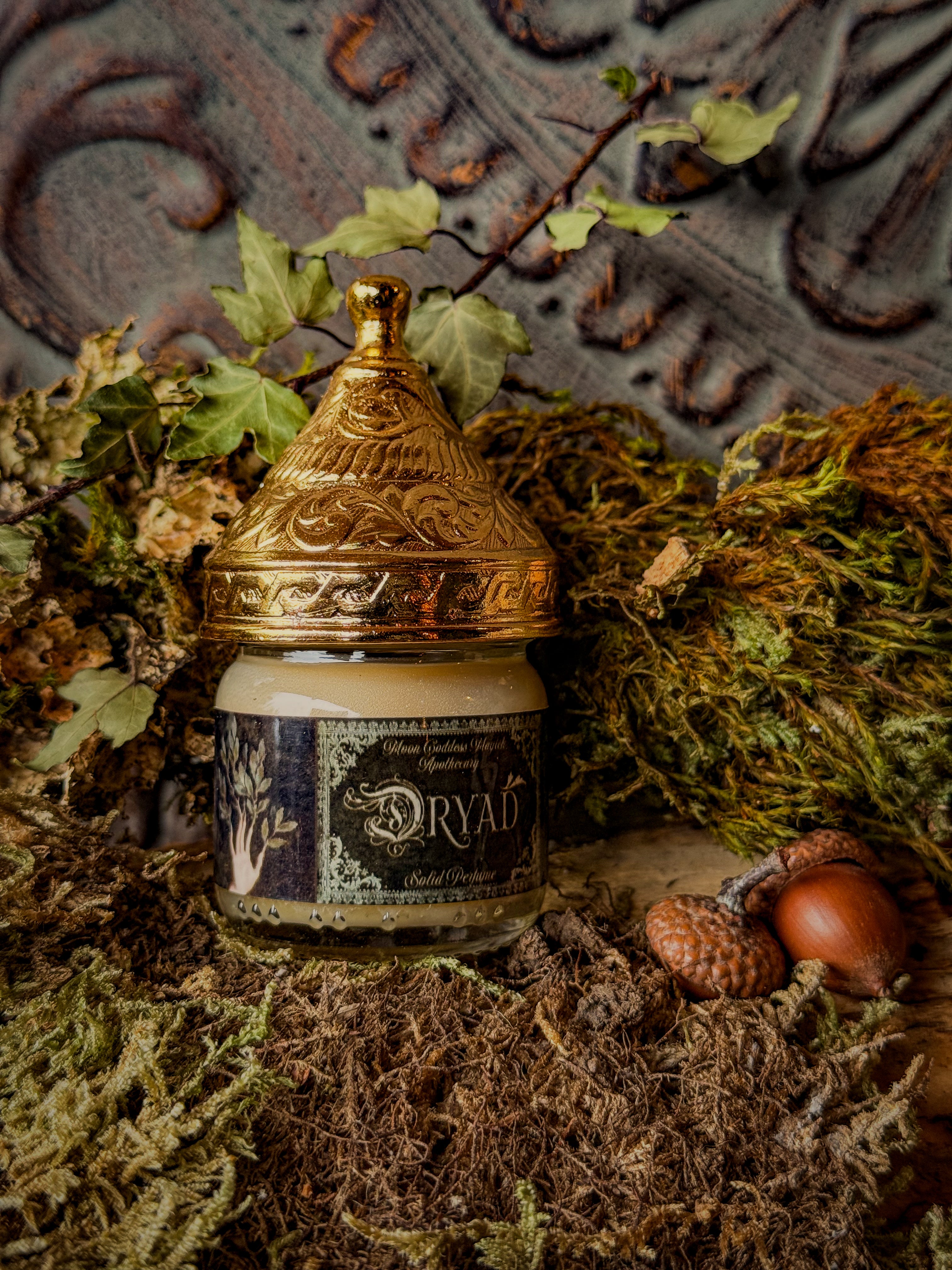 Dryad Solid Perfume ~ Botanical Solid Perfume 1oz / 30ml / 28g ~ Forest Born ~ Woods, Petals, Roots