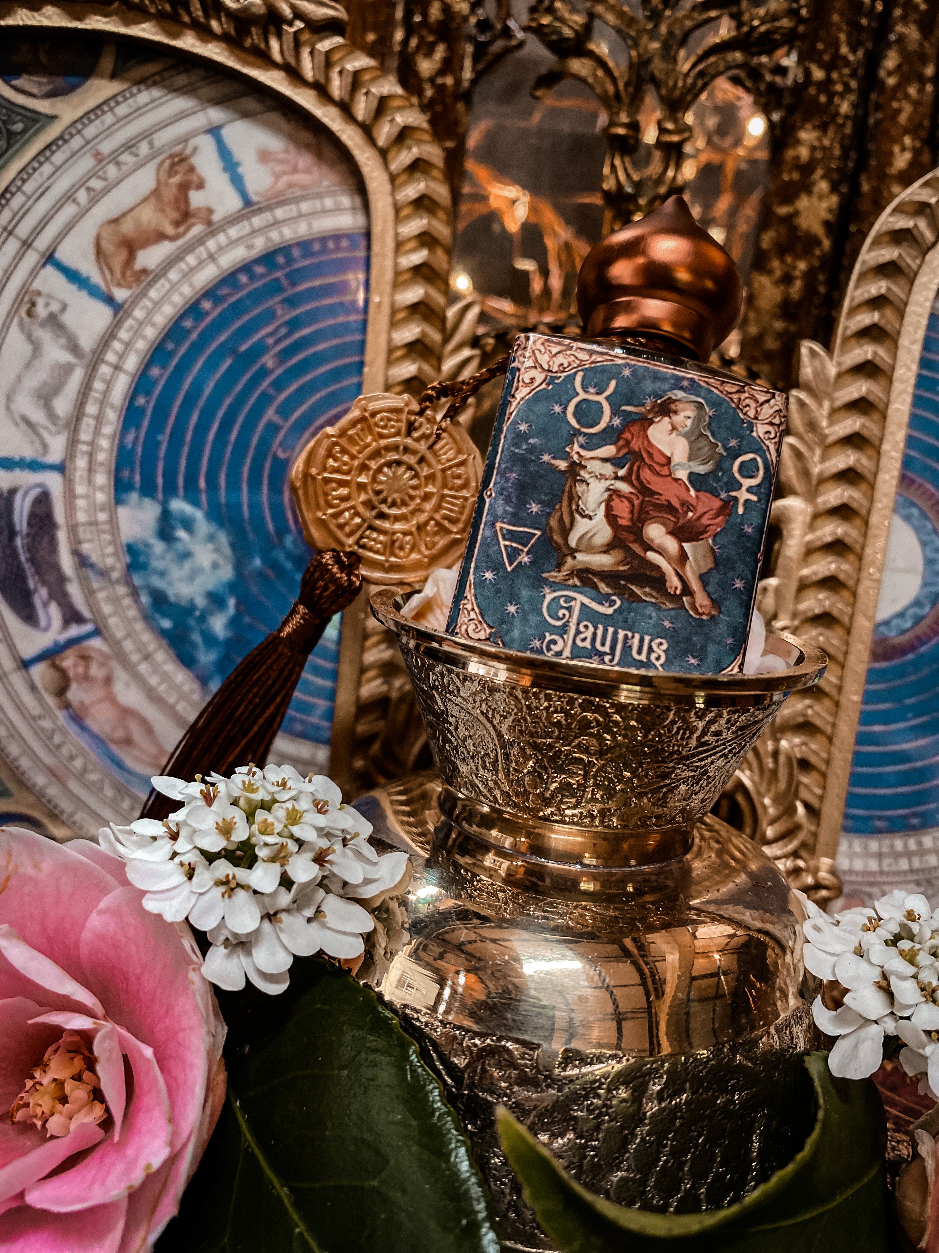 TAURUS  (21 April – 21 May) • The Bull of Heaven • The Lover • The Pleasure Seeker • Artistic • The Sensualist • Nature Loving 1/2 Bottle