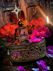 Rose Priestess Ritual Perfume Oil • Rose Lineage Perfume • A Sacred Aromatic Exaltation to the Rose Veiled Priestess • Rare Rose Oils