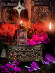 Rose Priestess Ritual Perfume Oil • Rose Lineage Perfume • A Sacred Aromatic Exaltation to the Rose Veiled Priestess • Rare Rose Oils