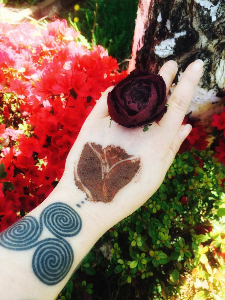 Aphrodite Clay Mask~ Oragnic Beauty Mask~ Rose ~ Cranberry ~ Rhassoul Clay ~ 4oz Comes with 2oz Organic Rose Hydrosol ~ Love and Beauty - Moon Goddess Magick Apothecary