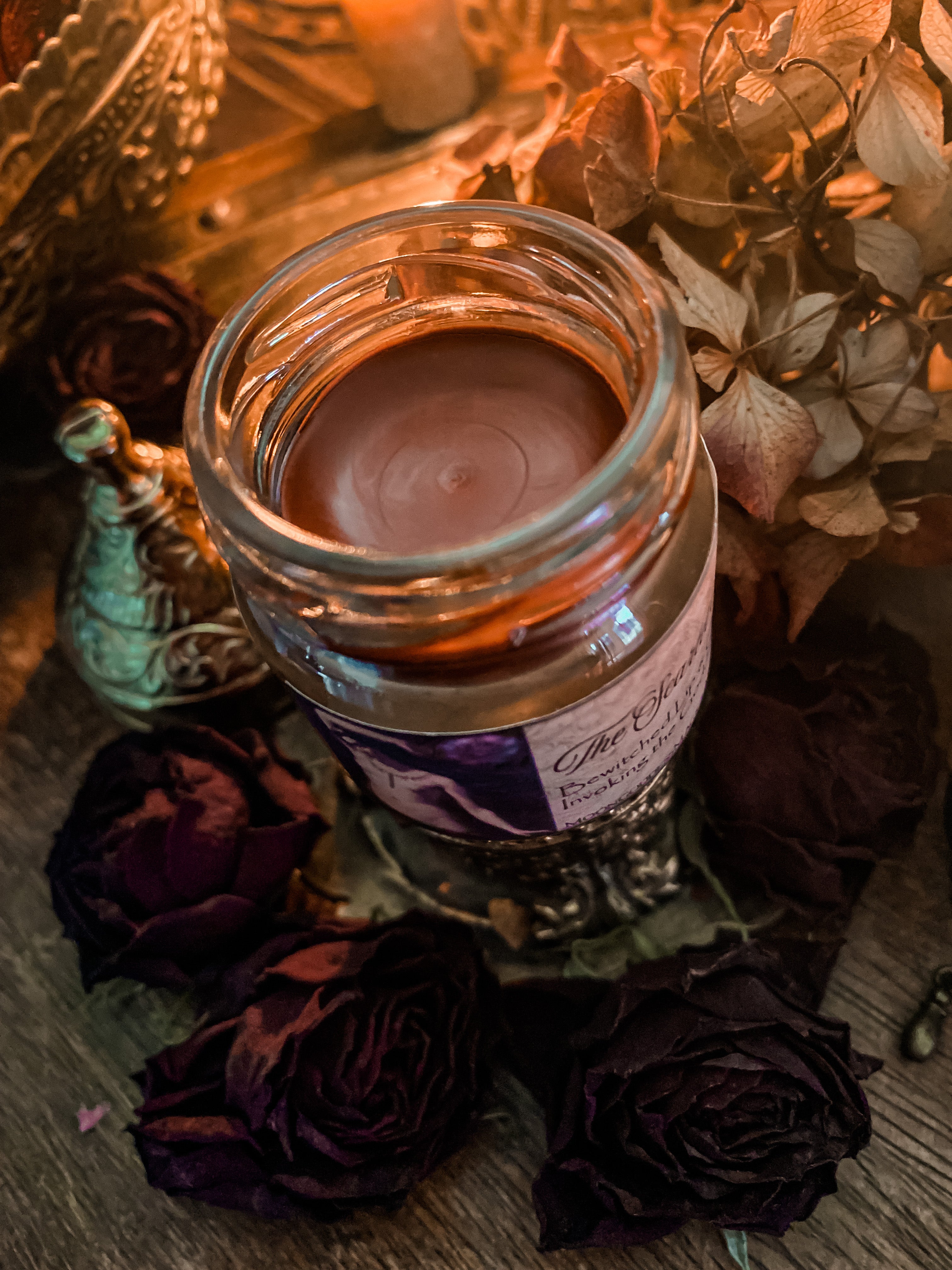 The Scarlet Woman ~ Bewitched Lip & Cheek Stain ~ Invoking the Goddess Babalon ~ Natual and Organic Rouge ~ Glamour Magick ~ 1.5oz