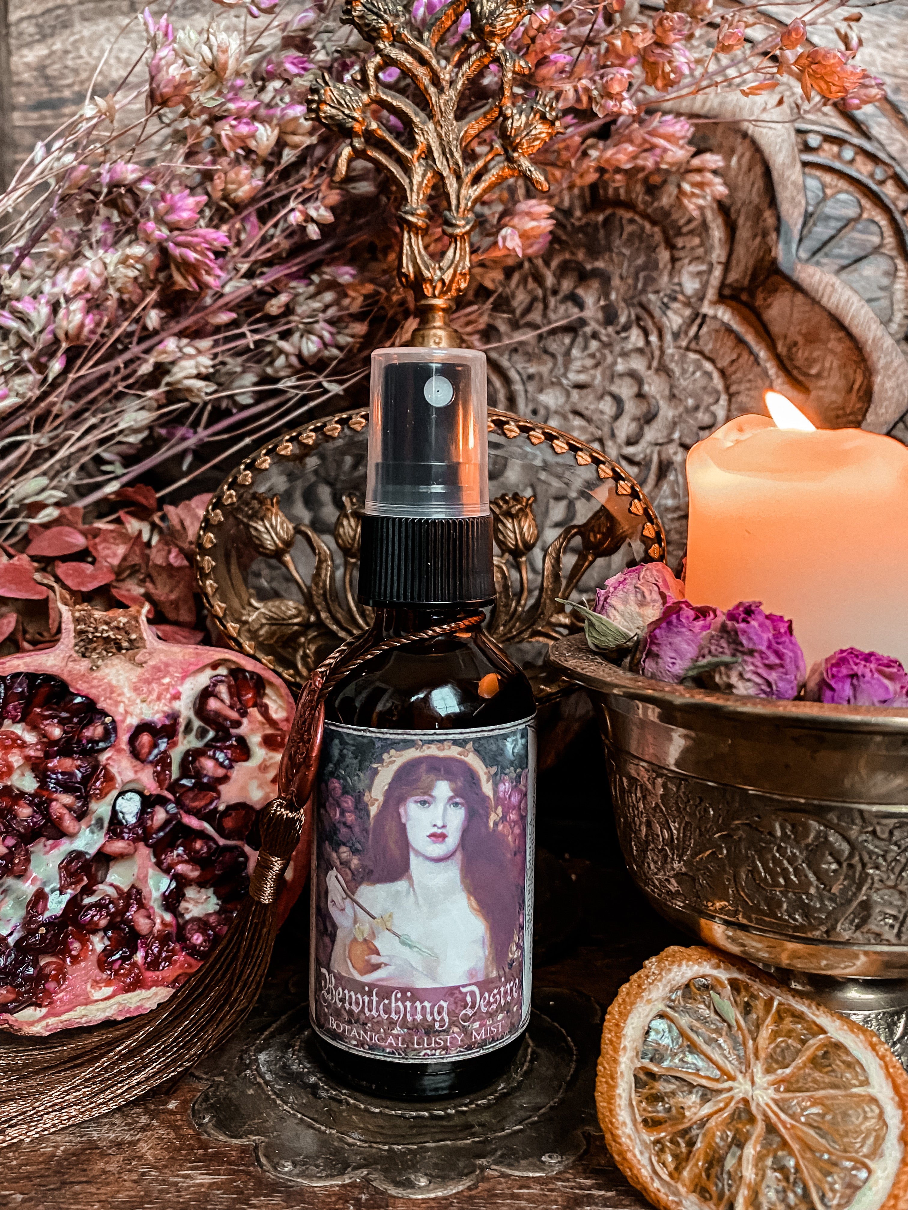 Bewitching Desire /// Room, Linen and Body Spray for Enticing the Art of Love.
