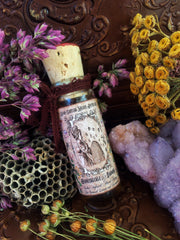 Honeysuckle and Jasmine Organic Wildflower Honey~ Solar Infused~ Wildflower Honey~ 1oz~ For Divination and Lovers~ Limited Offering - Moon Goddess Magick Apothecary