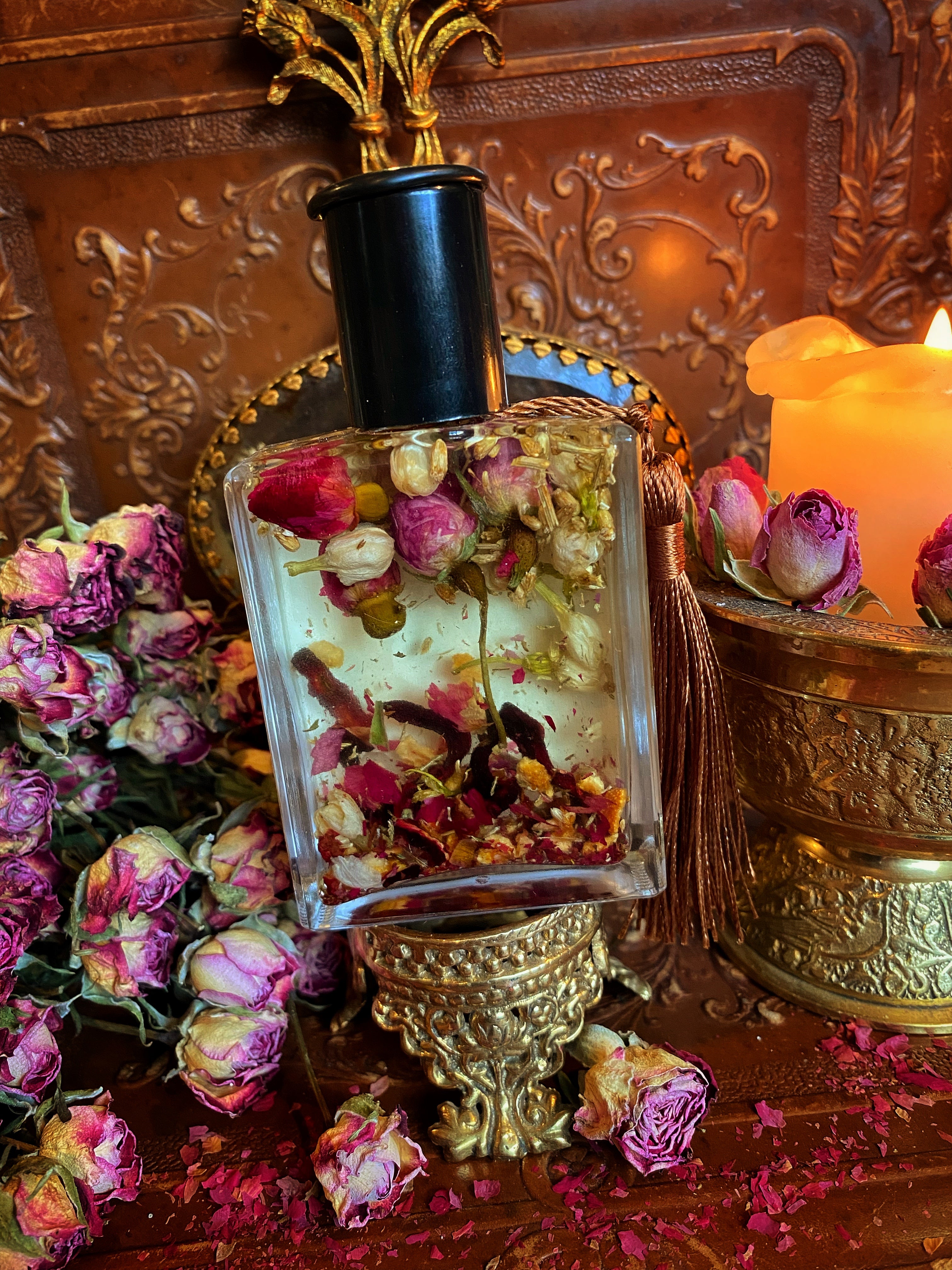 Love Ritual Oil ~ Love Magick Spell Oil ~Imbued with Venusian Magick ~ Incantation on the bottle ~ Self-Love, Love Spell, 3oz Large Bottle