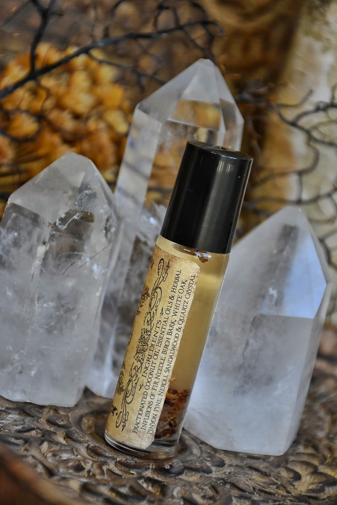 Grounding Oil /// Ground and Center /// Roll On Bottle - Moon Goddess Magick Apothecary