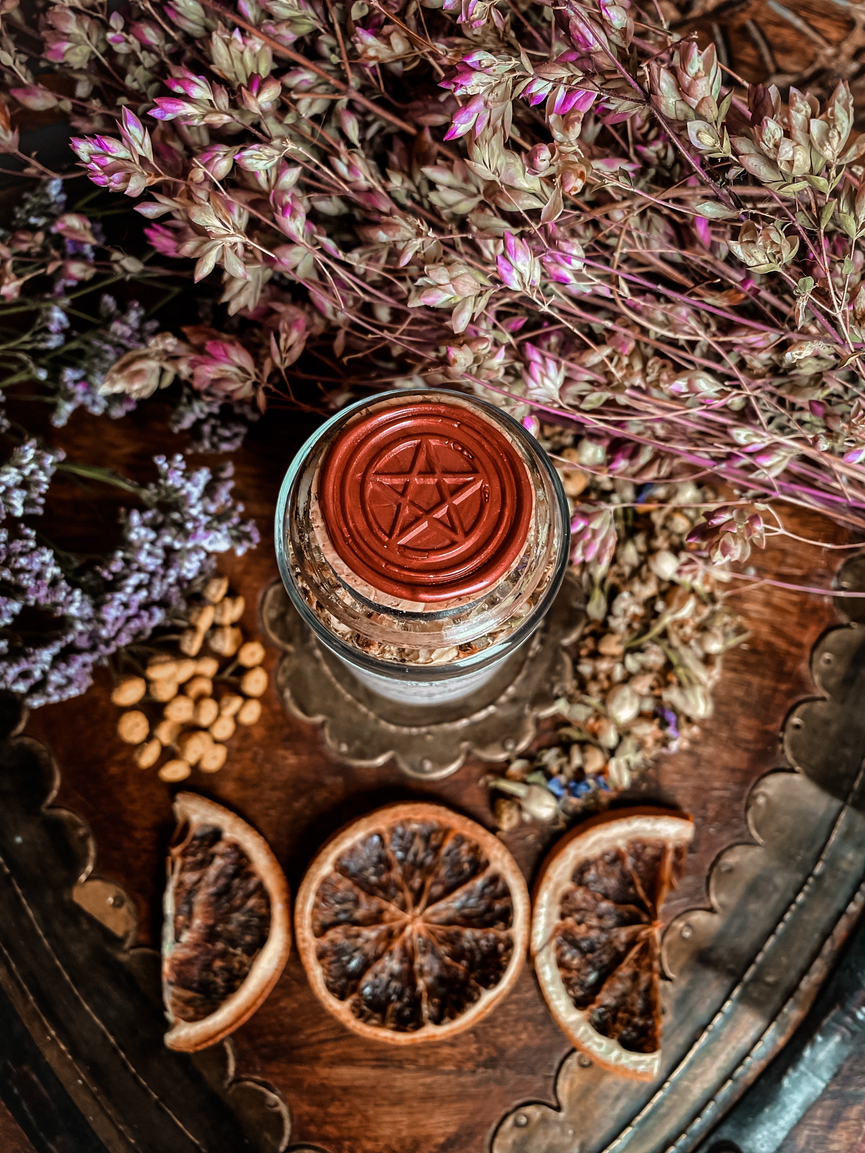 Ostara Blessings Ritual Offerings + Loose Incense / 3.4oz Glass Jar / Ostara Rituals / Spring Equinox