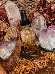 Beltaine Ritual Oil ~ Beltane ~ // Organic Herbs + Oils // 1oz Anointing Oil