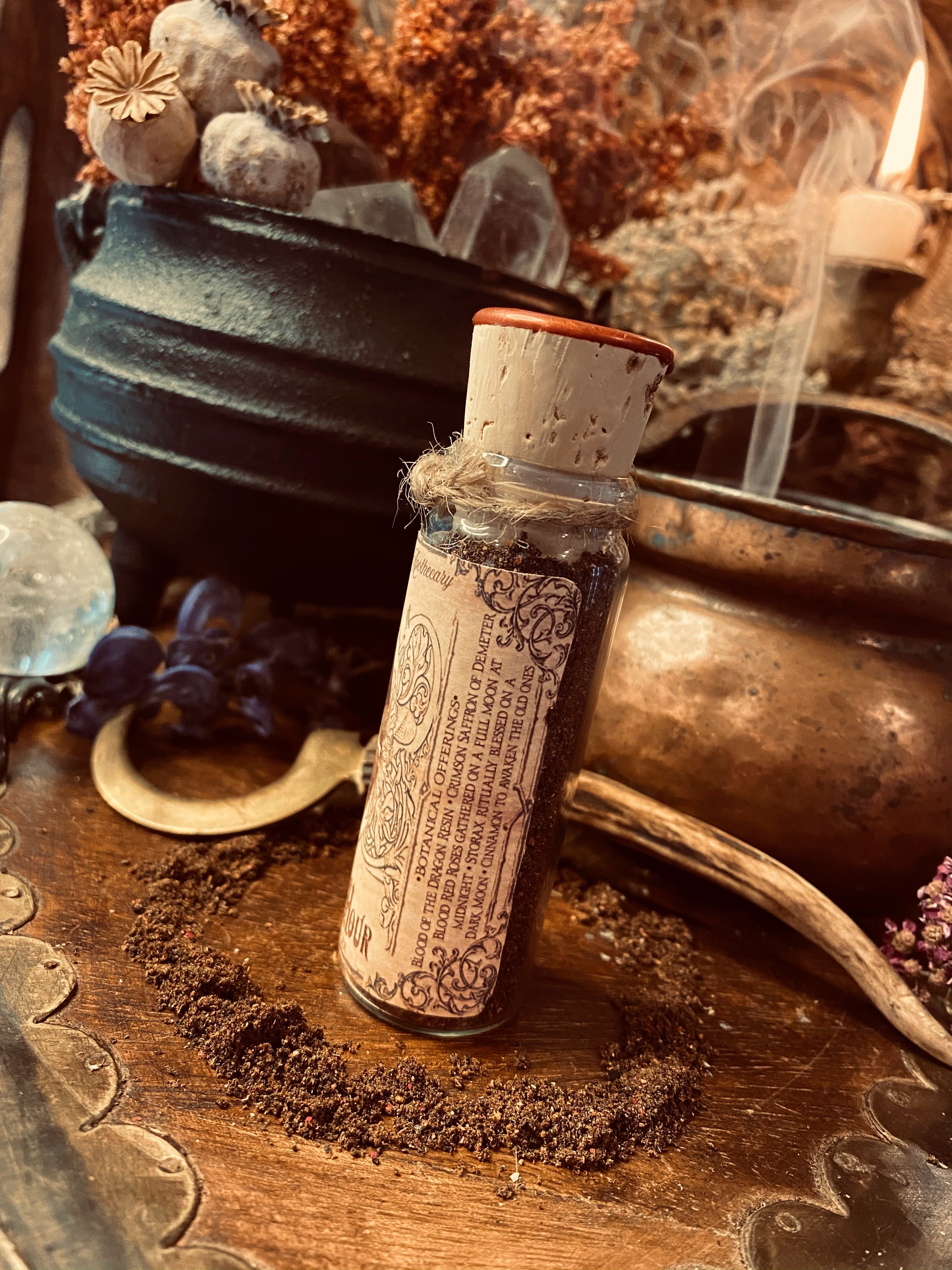Witching Hour Incense ~ Invocation Incense ~ 1oz of Witchcrafted Incense~ Rare Incense, Limited Offering