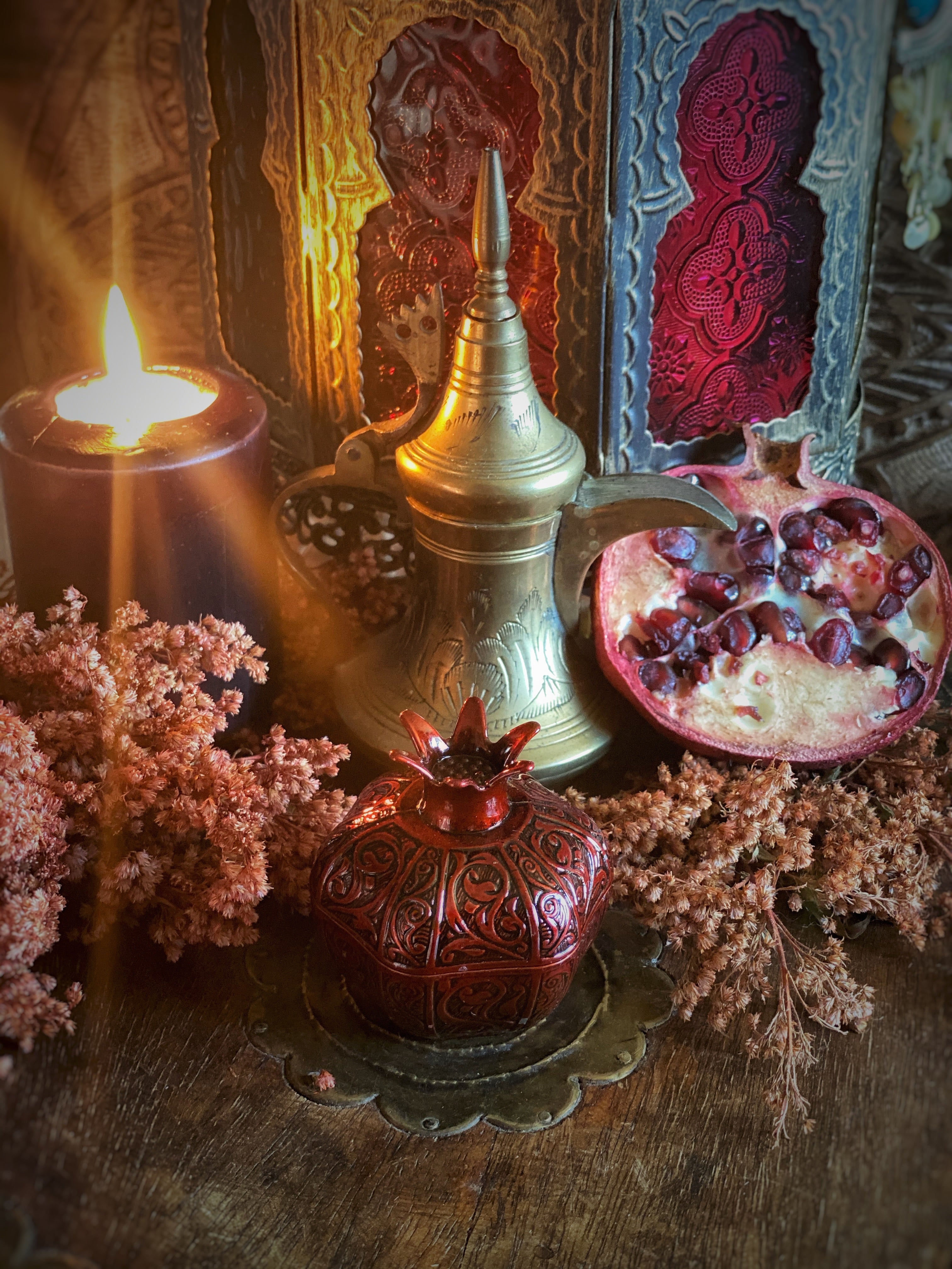 Persephone Solid Perfume // Ritual Perfume // Life, Death, and Rebirth Talisman // Devotional Perfume