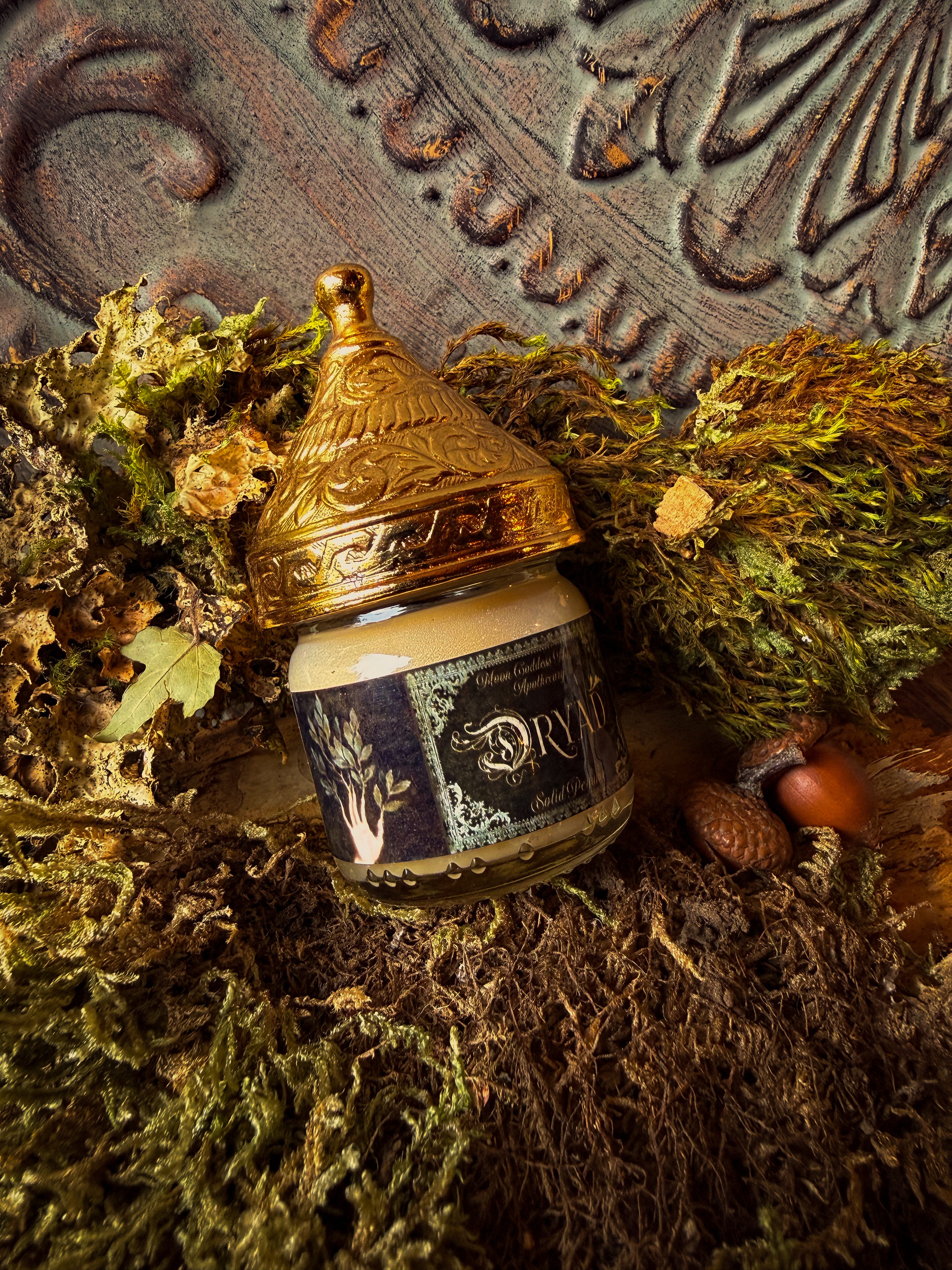 Dryad Solid Perfume ~ Botanical Solid Perfume 1oz / 30ml / 28g ~ Forest Born ~ Woods, Petals, Roots