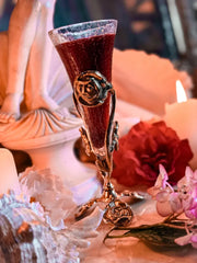 The Rose Chalice ~ Moon Time Ritual Chalice ~ Red Tent Ritual ~ Rose Rituals ~ Venus Offerings ~ Rose Priestess Chalice