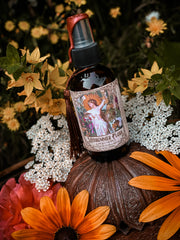 Midsummer Flora ~ Beautifying and Cooling Floral Midsummer Body Mist & Facial Toner 4oz Large Bottle ~100% Organic Hydrosol Waters