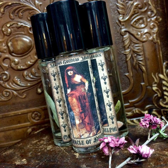 Oracle of Delphi oil~ Divination Oil ~ The Pythia~ Bay Laurel~ Myrtle~Visions~ Ancient Divination Potion~ Historically Correct~ Greece~ ~ - Moon Goddess Magick Apothecary 