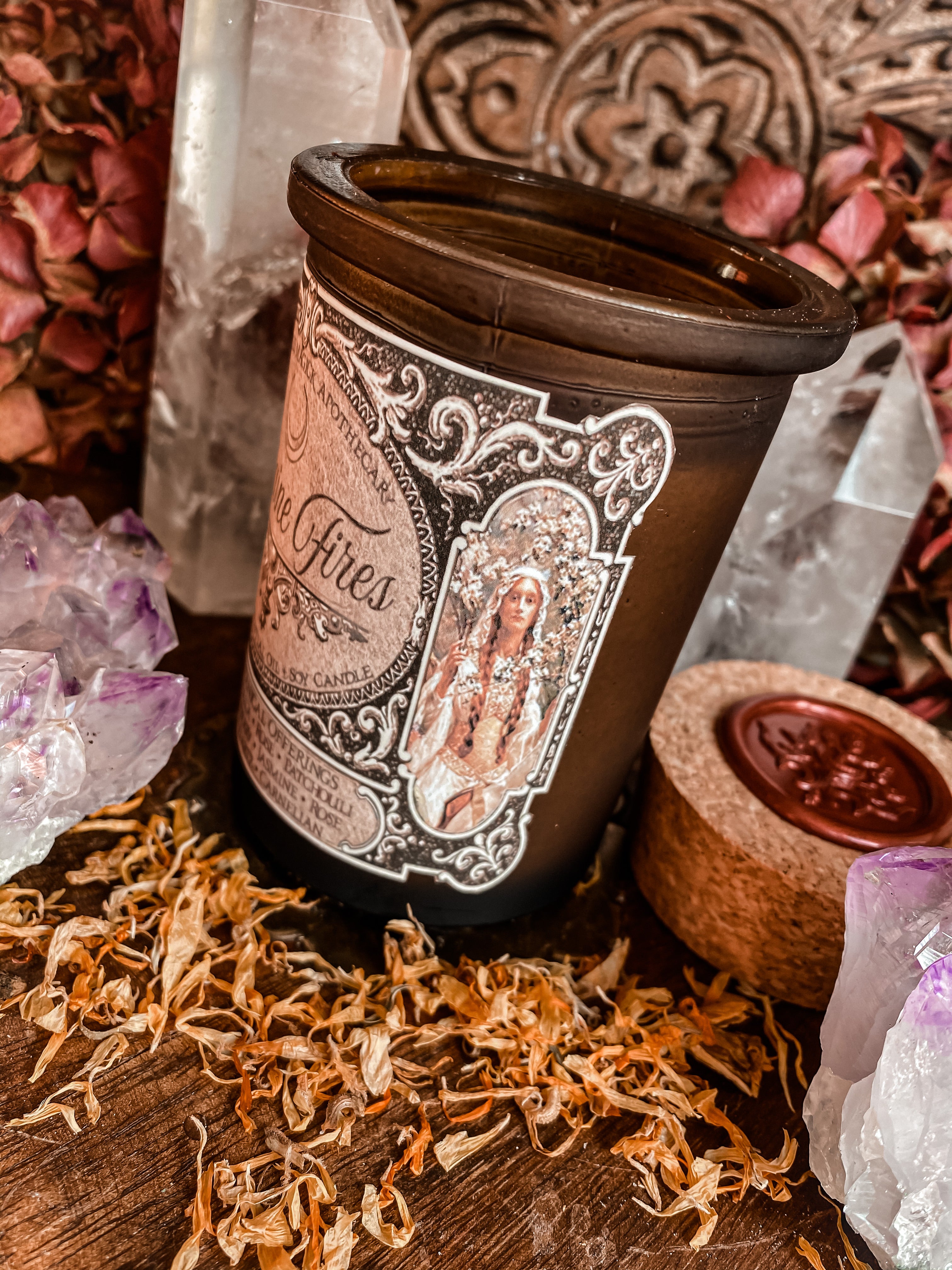 Beltaine Ritual Candle // Beltaine Fires // 6oz Candle // 30hr Burn
