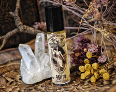 Witch ~ Perfume Oil - Mysterious - Empowering- Alluring- 1/3oz roll on  - - Moon Goddess Magick Apothecary 