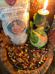 Autumn in Avalon Ritual Tea // Organic Botanical Tea // Autumn Tea // Rich in Vitamins and Minerals 10-12 Cup // Two Sizes