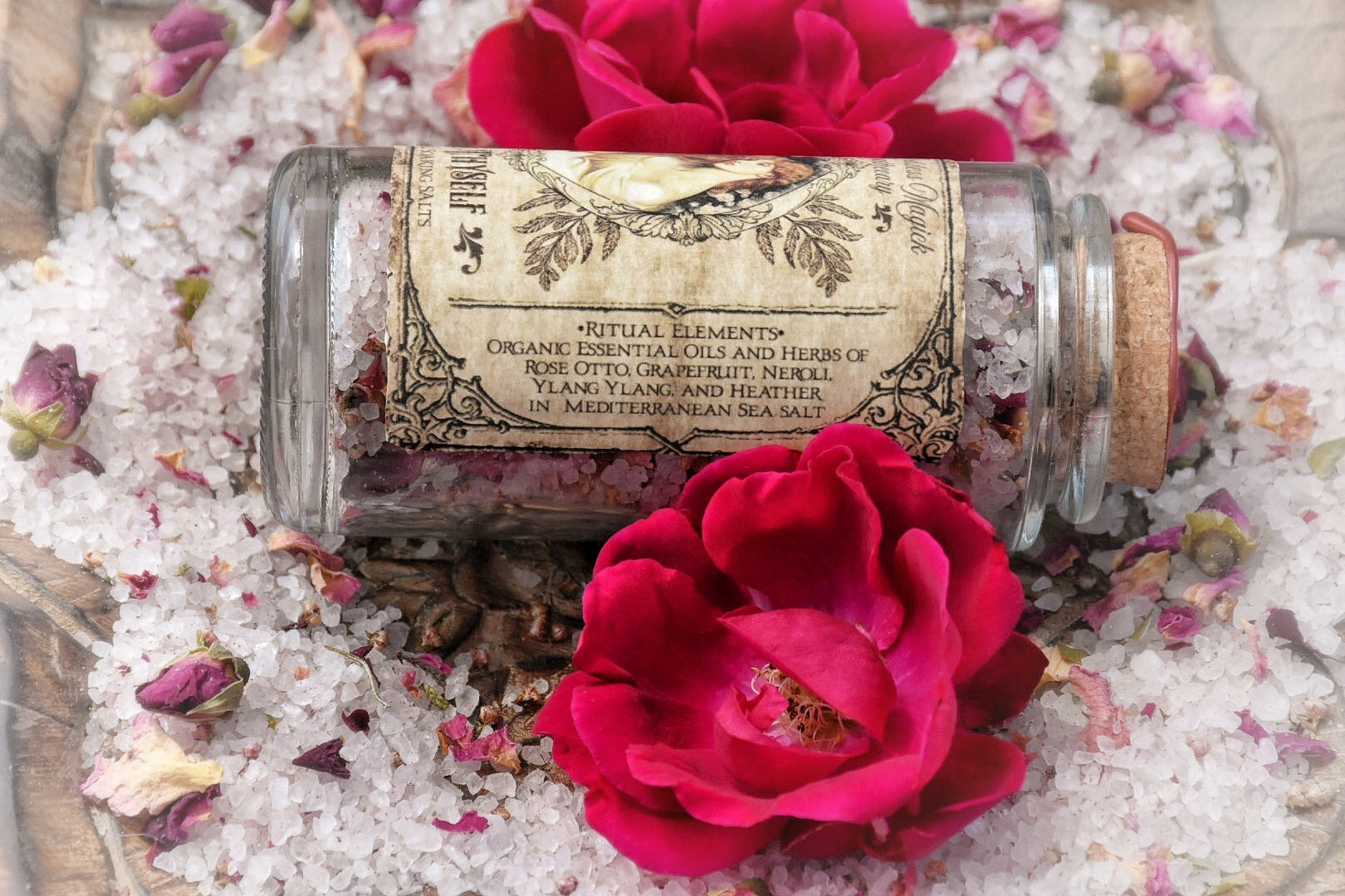 Love Thyself Aromatherapy Salts ~ Self-Love Ritual ~ Ritual Bath Salts ~ Botanical Bath Salts ~