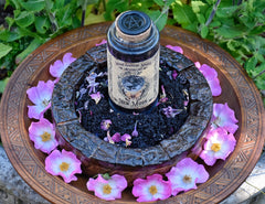 New Moon Ritual Bath Salts /// Ritual Aromatherapy for Release and Respite /// 4 Ritual Baths /// New Moon Magick - Moon Goddess Magick Apothecary 